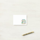Ik gedraag me niet verkeerd, ik heb autisme post-it® notes (Op bureau)