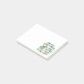 Ik gedraag me niet verkeerd, ik heb autisme post-it® notes (Schuin)