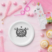 Ik geef alleen om Dart Papieren Bordje (Feest)