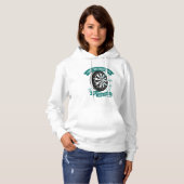 Ik geef alleen om kunst hoodie (Voorkant volledig)