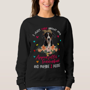 Ik geef alleen om mijn Appenzeller Sennenhund hond Trui