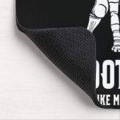 Ik geef alleen om mijn Football en om 3 mensen Muismat (Hoek)