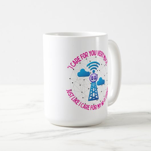 IK GEEF ALLEEN OM MIJN WIFI-SIGNAAL KOFFIEMOK (Voorkant rechts)