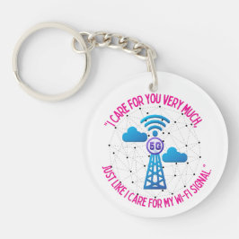 IK GEEF ALLEEN OM MIJN WIFI-SIGNAAL SLEUTELHANGER