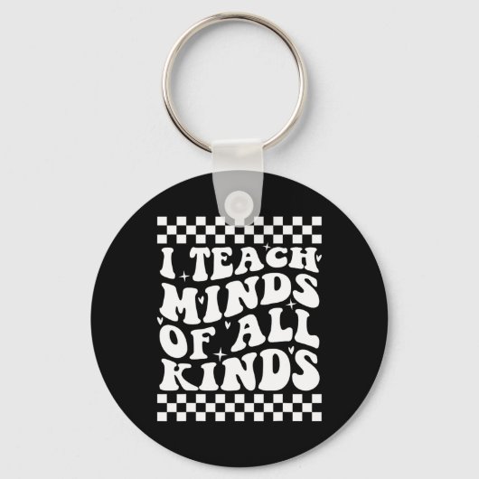 Ik geef allerlei soorten lessen - speciaal onderwi sleutelhanger (Voorkant)