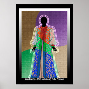 Ik geef bedankt aan haar, O LORD mijn God! Poster