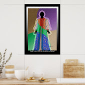 Ik geef bedankt aan haar, O LORD mijn God! Poster (Keuken)