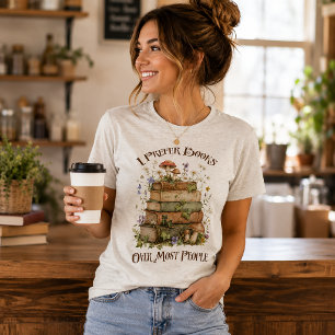 Ik Geef Boeken de Voorkeur Boven de Meeste Mensen Tri-Blend Shirt