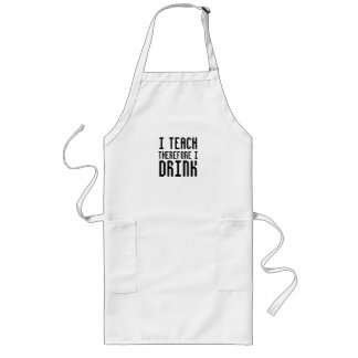Ik geef daarom DRINK Apron Lang Schort
