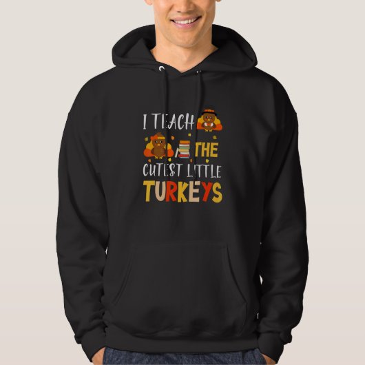 Ik geef de beste kleine kalkoenschool dankbaarheid hoodie (Voorkant)