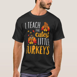 Ik geef de beste kleine kalkoenschool dankbaarheid t-shirt