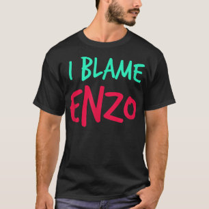 Ik geef de naam Enzo Friends voornaam Buddy Nickna T-shirt