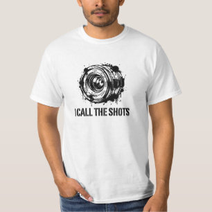 Ik Geef de Toon Aan Grunge Spat Camera Lens T-shirt