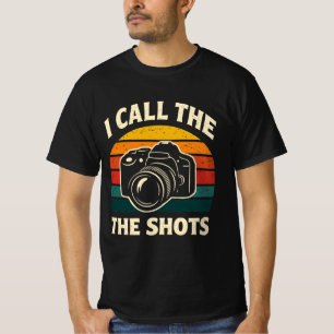 Ik Geef de Toon aan Vintage Zonsondergang Camera F T-shirt