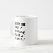 Ik geef de voorkeur aan gitarist koffiemok (Voorkant links)