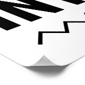 Ik geef de voorkeur aan mijn doel poster (Hoek)