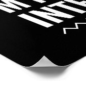 Ik geef de voorkeur aan mijn doel poster (Hoek)