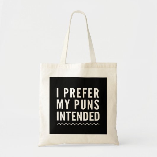 Ik geef de voorkeur aan mijn doel tote bag (Voorkant)
