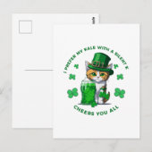 Ik geef de voorkeur aan mijn man met een stilte K  Briefkaart (Voorkant / Achterkant)