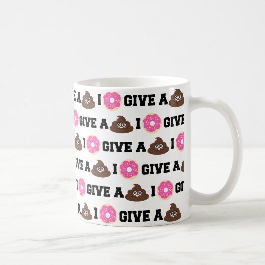 Ik geef 'Donut' een 'Poo' Mok (Rechts)