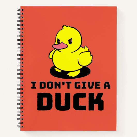 Ik geef een Duck Notitieboek (Voorkant)