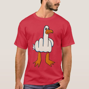 Ik Geef Een Eend De Middelvinger Grappig Beledigen T-shirt