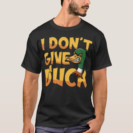 Ik geef een eend hondenras t-shirt (Voorkant)