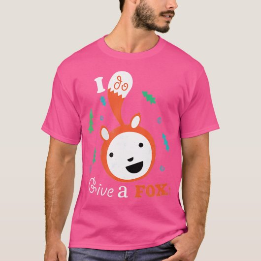 Ik geef een vos t-shirt (Voorkant)
