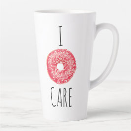 Ik Geef Er Geen Donut Om Kunst Latte Mok