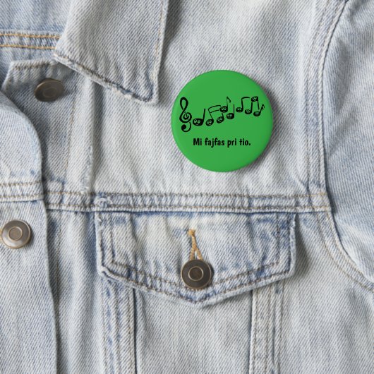 Ik geef er geen zier om. ronde button 5,7 cm (In situ)