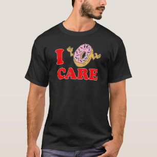 Ik geef er niets om (Doughnut, niet doen) T-shirt