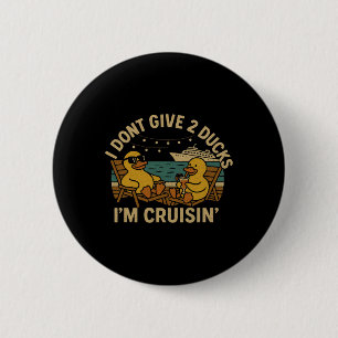 Ik Geef Geen 2 Eenden Ik Rij Shirt – Grappige Cr Ronde Button 5,7 Cm