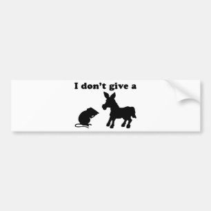Ik geef geen bumpersticker