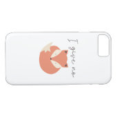 Ik geef geen Fox Case-Mate iPhone Case (Achterkant (Horizontaal))