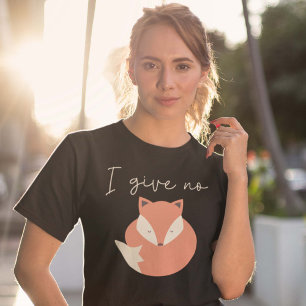 Ik geef geen Fox T-shirt