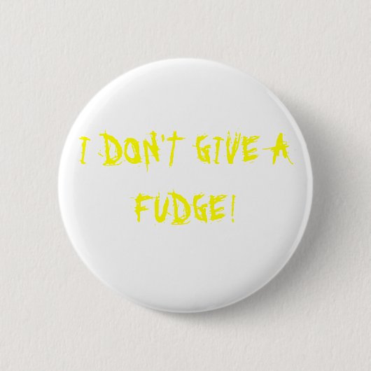 IK GEEF GEEN FUSIE! RONDE BUTTON 5,7 CM (Voorkant)