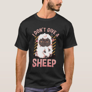 Ik geef geen grappig Boerderij van een schaap cade T-shirt