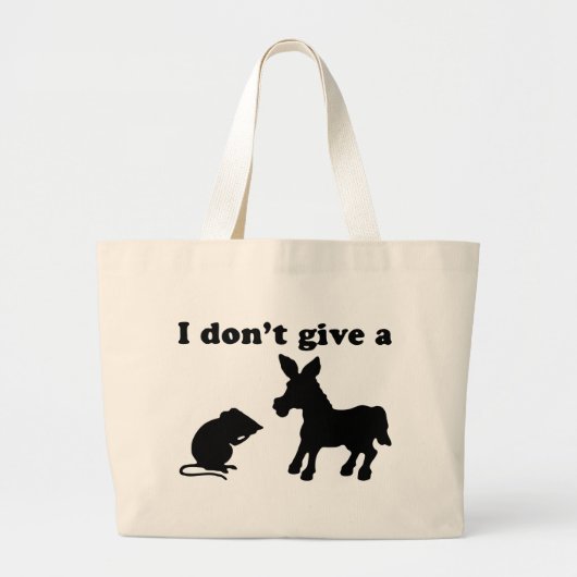 Ik geef geen grote tote bag (Voorkant)
