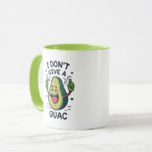 Ik geef geen guac avocado woordspeling mok (Voorkant links)