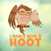 Ik geef geen hoepeltje. raamsticker (Vel 3)