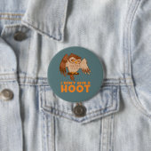 Ik geef geen hoepeltje. ronde button 7,6 cm (In situ)