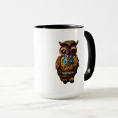 "Ik geef geen hoer!" Owl de Mok van het Citaat (Voorkant rechts)