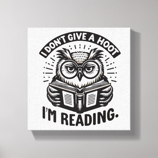 Ik geef geen hoofdje. canvas afdruk (Voorkant)