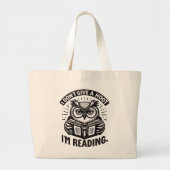 Ik geef geen hoofdje. grote tote bag (Voorkant)