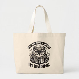 Ik geef geen hoofdje. grote tote bag