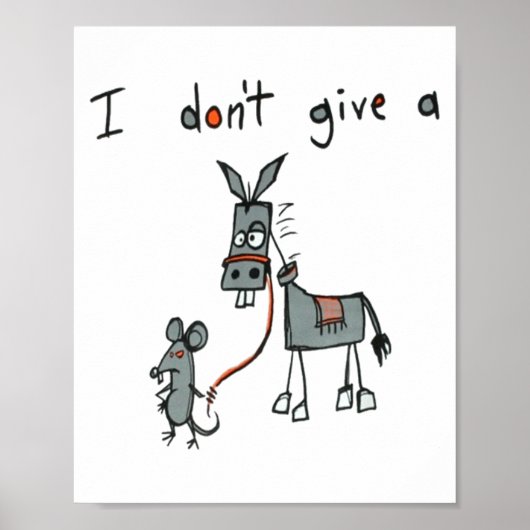 Ik Geef Geen Moer Om Poster (Voorkant)