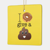 Ik geef geen Ornament van de Poop Yellow (Links)