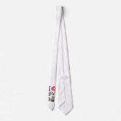 Ik geef geen poep emoji. stropdas (Achterkant)