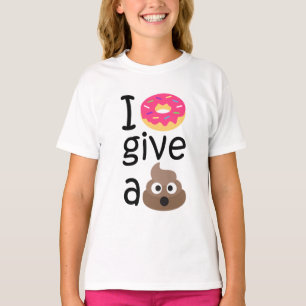 Ik geef geen poep emoji. t-shirt