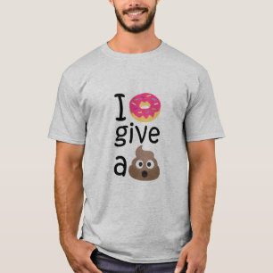 Ik geef geen poep emoji. t-shirt